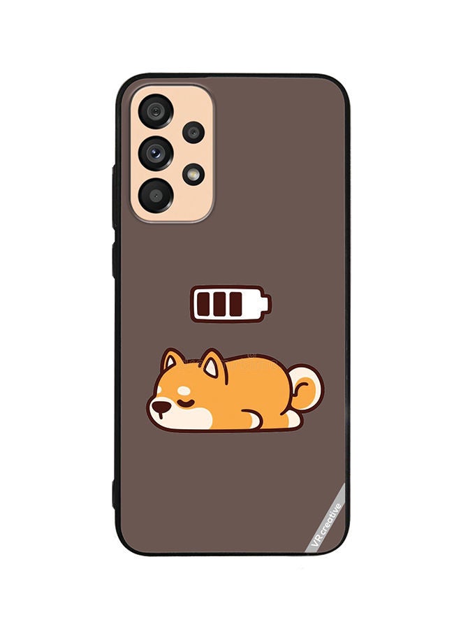 VR CREATIVE Protective Case Cover For Samsung Galaxy A53 5G Sleeping Cat Design Multicolour - Image 1