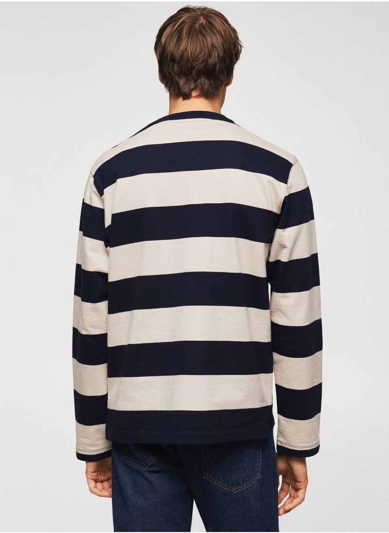 Mango Man - Striped Sweatshirt - Image 1