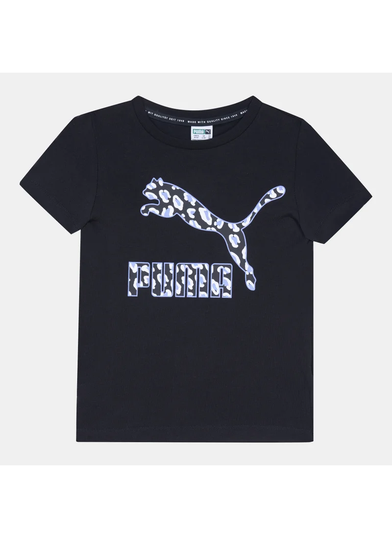 PUMA Kids' Classics 90's Prep Logo T-Shirt