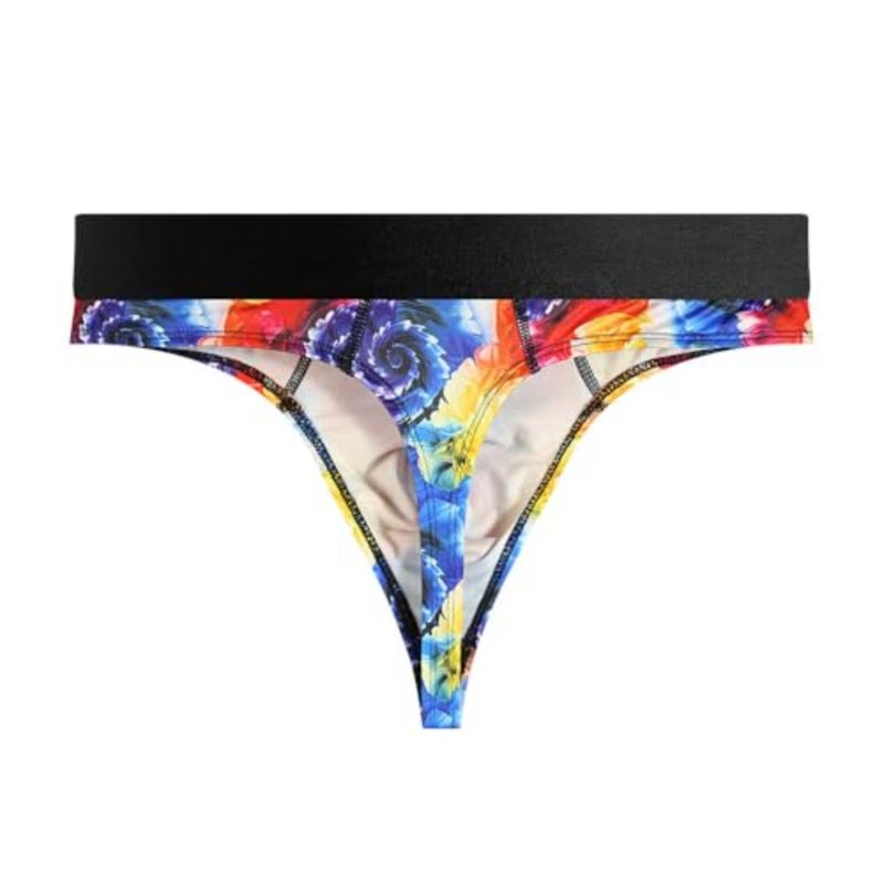 Men's Thong G-String Underwear Recreational Print Men's Sexy Bikini Briefs Bulge Pouch Underwear - Image 4