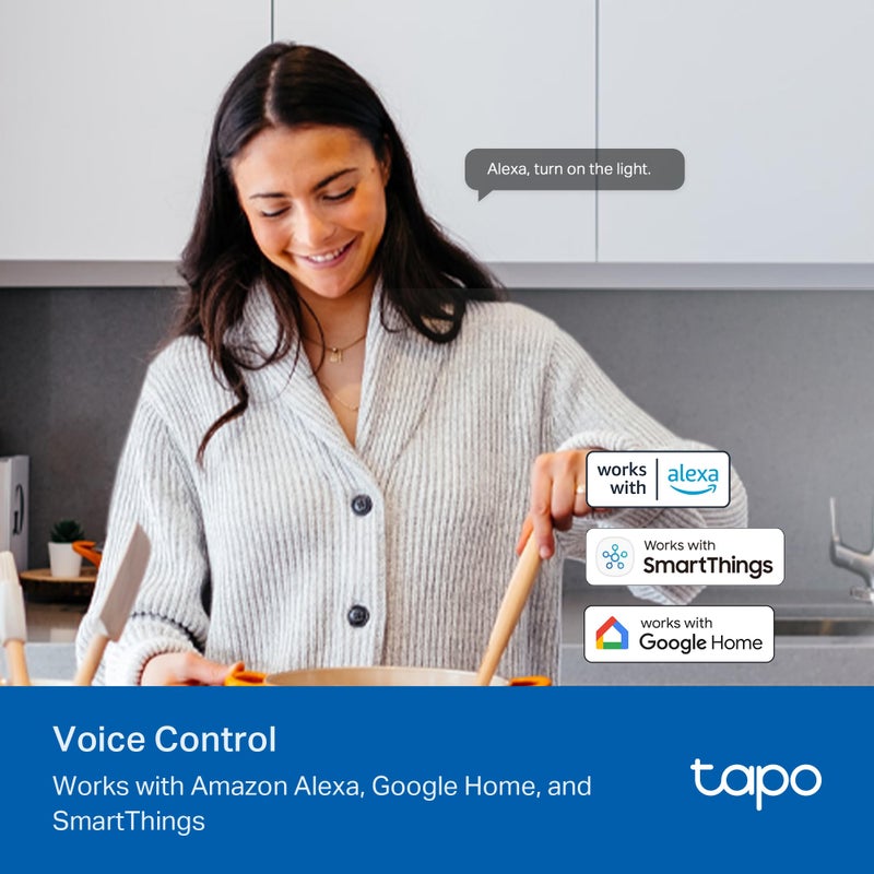 tapo TP-Link Tapo Smart Light Switch, Single Pole, Neutral Wire Required, 2.4GHz Wi-Fi Light Switch Compatible with Alexa and Google Home, UL Certified, No Hub Required, White, Tapo S500(4-Pack) - Image 3