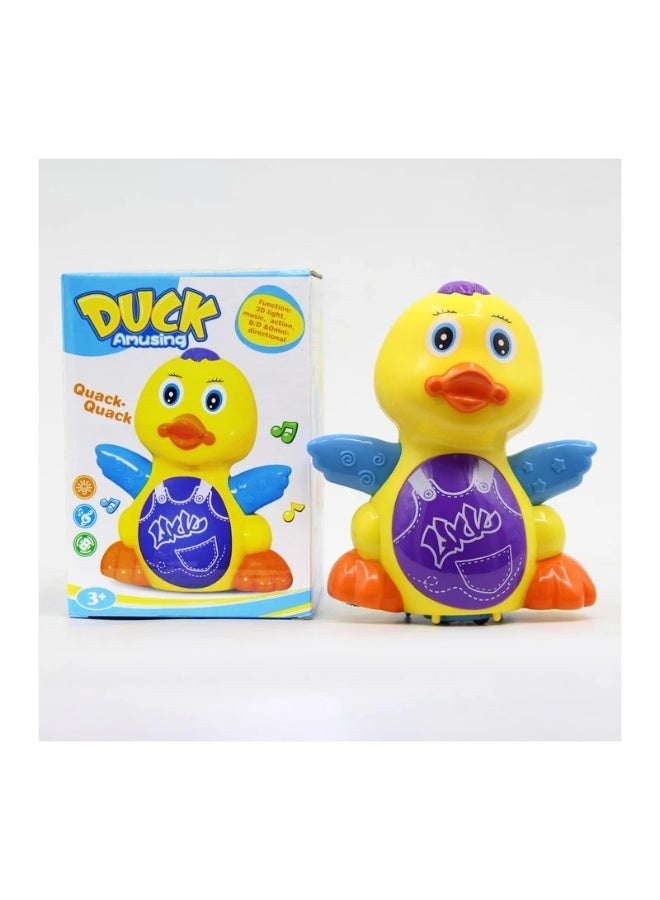 Duck B/O Cartoon Duck Funny Musical Toy - Image 3