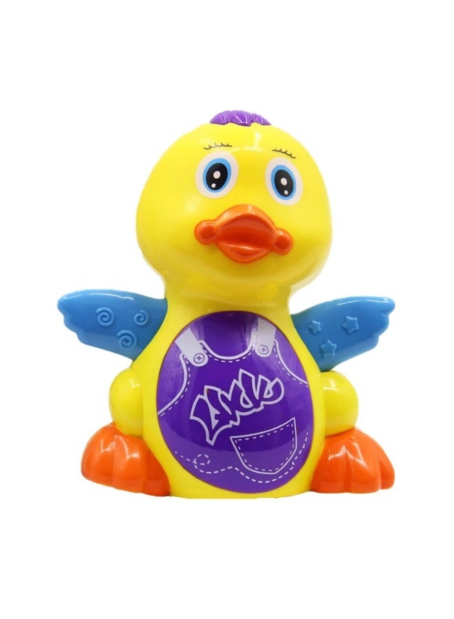 Duck B/O Cartoon Duck Funny Musical Toy - Image 1