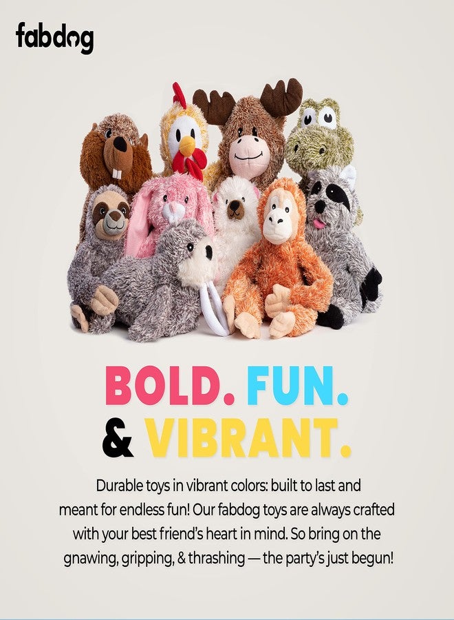 fabdog Fluffies Dog Toys - Squeaky Plush Dog Toy for All Breeds - Cute Animal-Themed Puppy Toys Make for Ideal Gift - Fun Nylon Dog Toys with Squeak| Large Beaver - Image 4