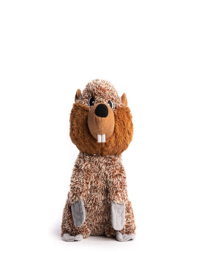 fabdog Fluffies Dog Toys - Squeaky Plush Dog Toy for All Breeds - Cute Animal-Themed Puppy Toys Make for Ideal Gift - Fun Nylon Dog Toys with Squeak| Large Beaver - Image 1