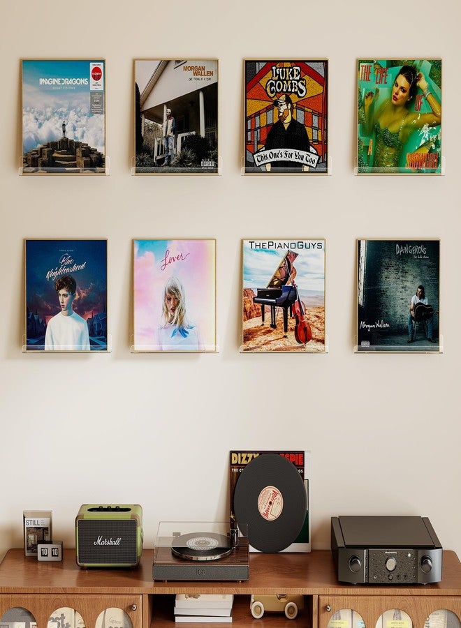 Laurensory 8 Pack 12 inch Vinyl Record Wall Mount - Image 2