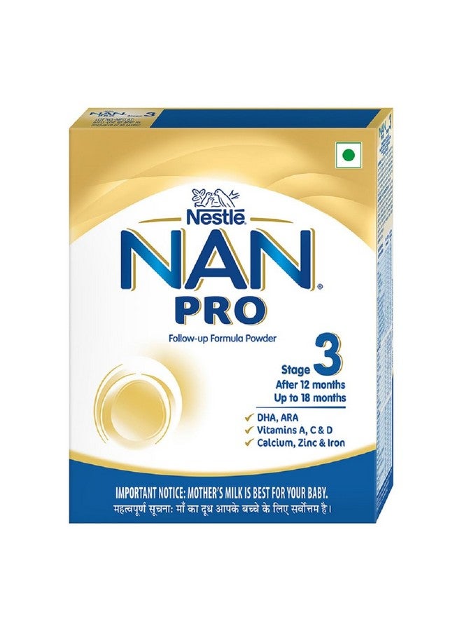 نان مسحوق حليب الأطفال برو المرحلة 3 لمتابعة الرضاعة (بعد 12 شهرًا)، مع حمض ده آرا، عبوة في كيس 400 جرام - Image 1