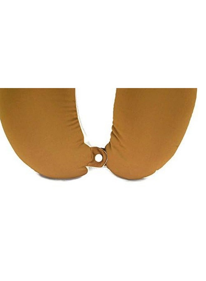 JERN وسادة رأس كرتونية جيرن ووسادة عنق للأطفال الأولاد والبنات، للمراهقين، ملحقات السفر للطائرة، السيارة، الاستلقاء، وسادة سفر لطيفة (بني) - Image 5