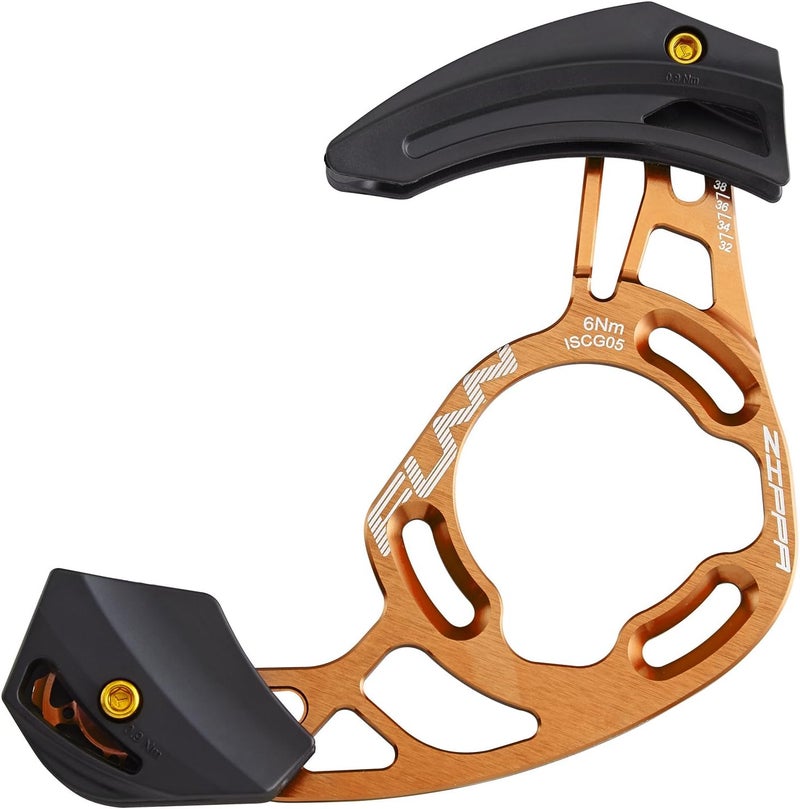 Funn Zippa AM Chain Guide, ISCG05 Interface, BSA Adapter Included, 32T-38T, Mountain Bike Chain Protector - Image 1