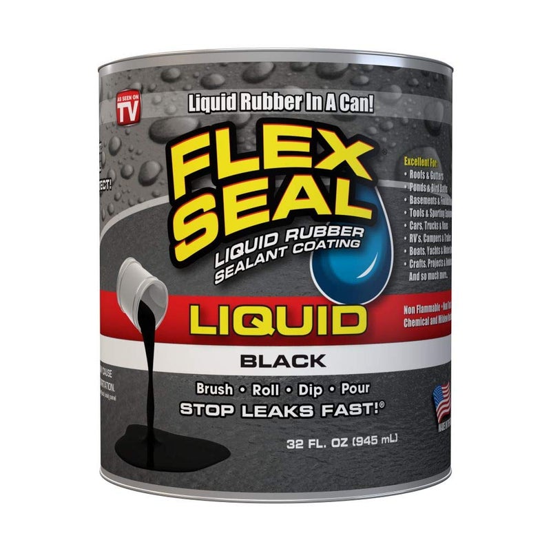 Flex Seal Liquid Swift Response LFSBLKR32 Black As Seen On TV 32 OZ 32 Fl Oz