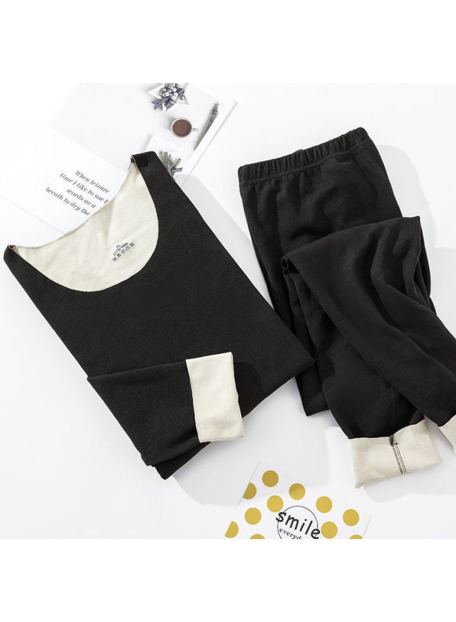 Ab-sided Seamless Thermal Underwear Set For Men And Women, Couple's Autumn Clothes And Pants, Men's Base Layer, Double-sided, Two-tone Seamless Design