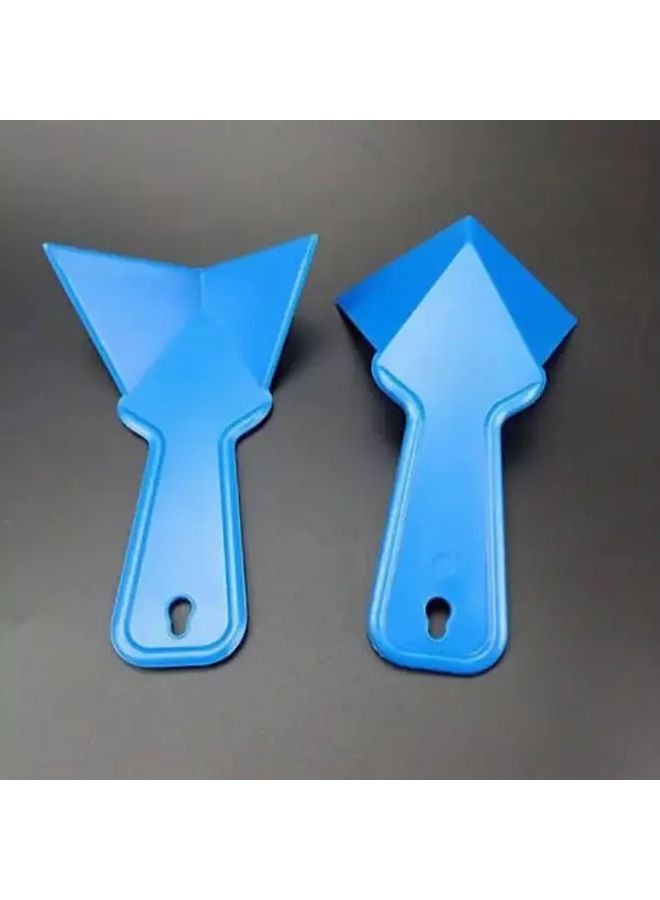 2Pcs Heavy Duty Triangular Drywall Taping Knife Plastic Wall Finishing Tool - Image 5