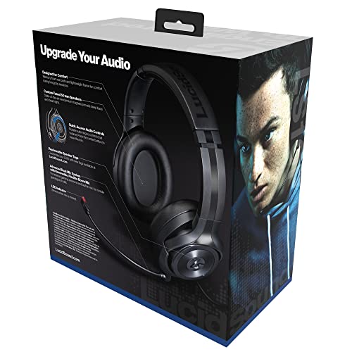 LucidSound LS10P Wired Stereo Gaming Headset with Mic for PlayStation, PS5, PS4, or PC, Black - Image 2