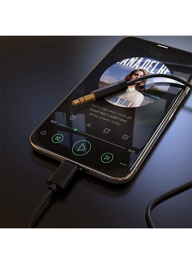NIPUDUN Nylon Braid Lightning to 3.5mm Audio Cable 1.2m  - Image 4