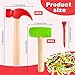 AIHSUMC 10 Pcs Kids Wooden Hammer Toy with 100 Pcs Colorful Wood Golf Tees Small Plastic Hammer Simulation Hammers Educational Toys for Children Gift Birthday Party Red and Green - Image 4