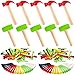 AIHSUMC 10 Pcs Kids Wooden Hammer Toy with 100 Pcs Colorful Wood Golf Tees Small Plastic Hammer Simulation Hammers Educational Toys for Children Gift Birthday Party Red and Green - Image 2