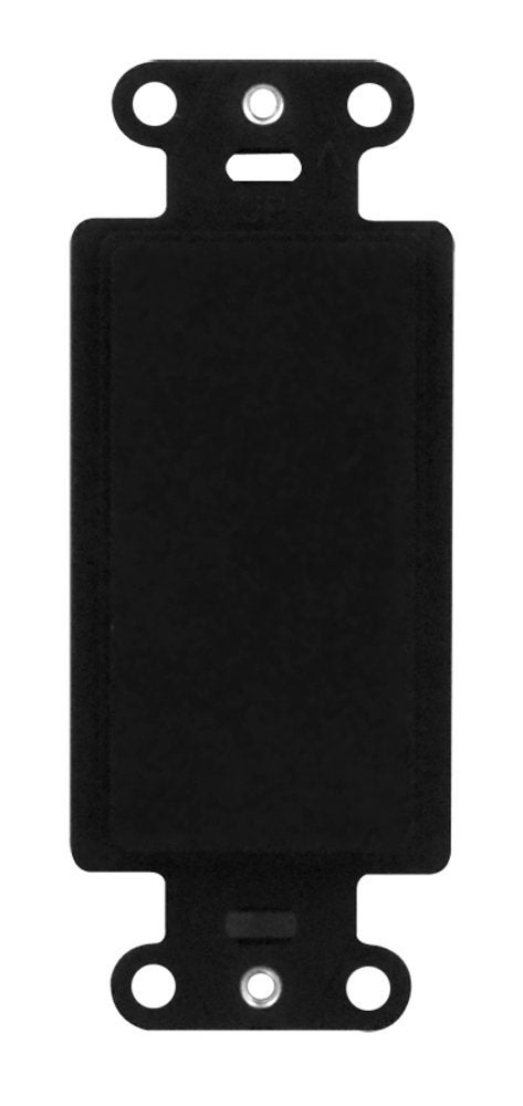 Legrand OnQ Single Gang Keystone Phone Wall Plate or Cable Wall Plate Keystone Wallplate HighImpact Flame Retardant Plastic Black 25 Pack WP3410BK