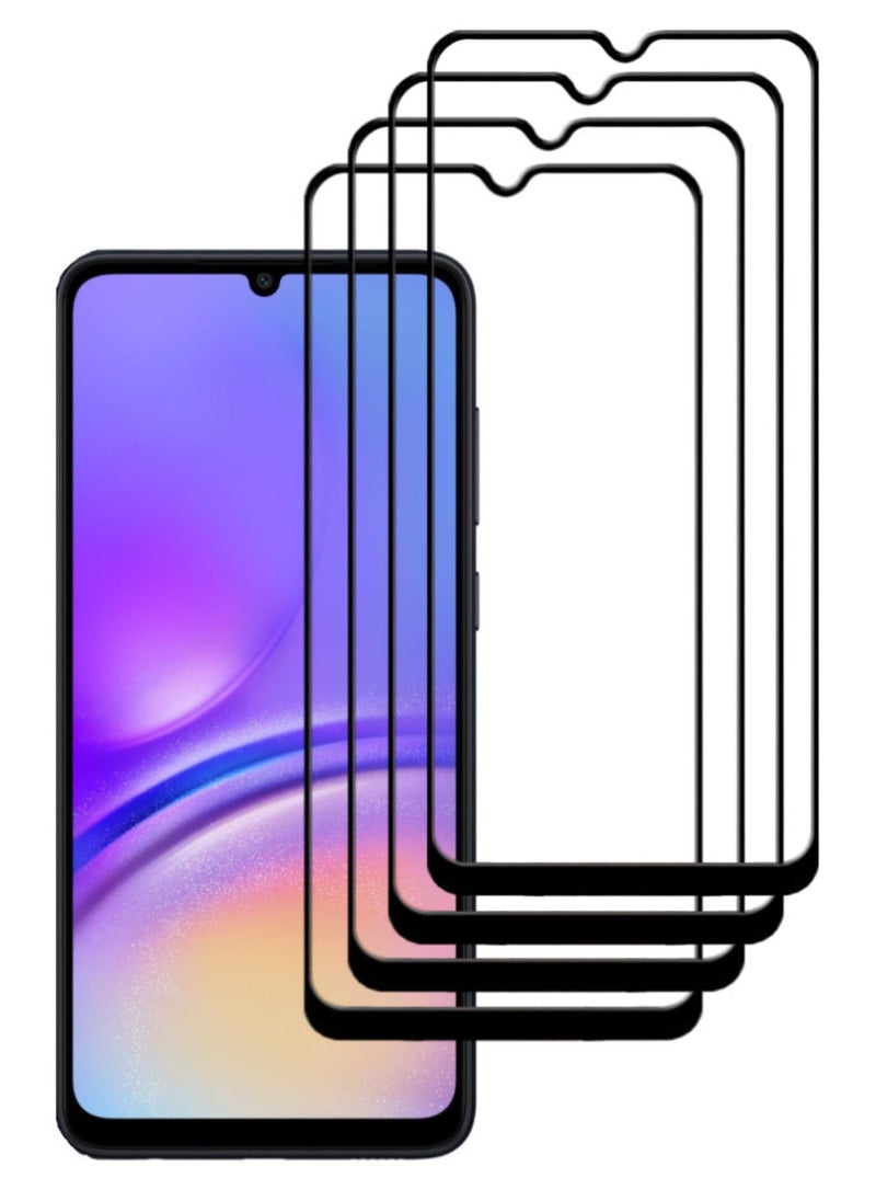 ACLIX 4 Pieces Antistatic ESD Dustproof Premium Quality High Definition Tempered Glass Screen Protector Designed For Samsung Galaxy A05 - Image 1