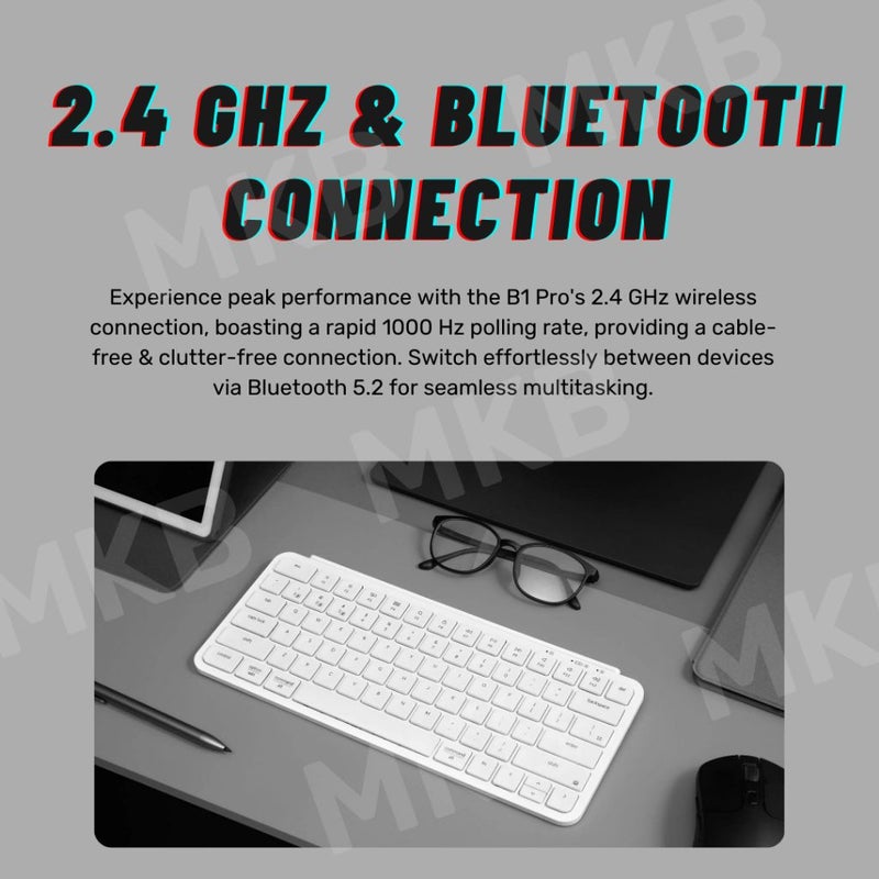 كيشرون لوحة مفاتيح Keychron B1 Pro - أبيض - Image 2