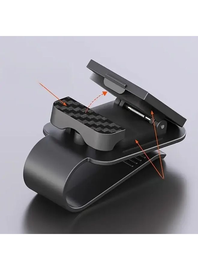 3pcs Set Car Sun Visor Eyeglass Clip Seat Hooks Storage Box Universal Auto Interior Accessories ABS Resin - Image 4