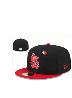 Generic NEW ERA 3D Embroidered Fitted Baseball Team Cap with Closed Back for Sun Protection56.8cm 
