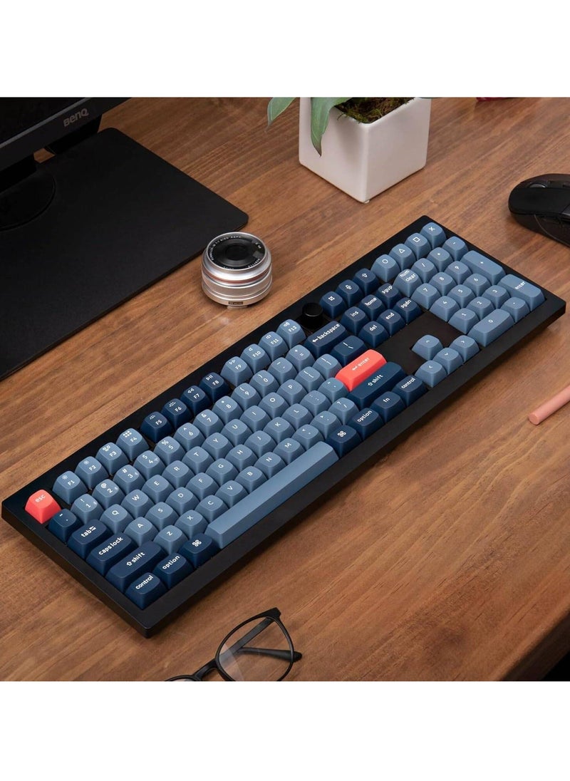 Keychron V6 Max QMK/VIA Wireless Mechanical Keyboard, Gateron Jupiter Red Key Switch, 100% Full-Size, Tri-Mode Connectivity (2.4GHz, BT, Wired), English-Arabic Layout, V6M-D1-AR - pzsku/ZB348C6B5DC8137172853Z/45/_/1730553941/39b7115d-83cf-4692-85e8-06b428809a08