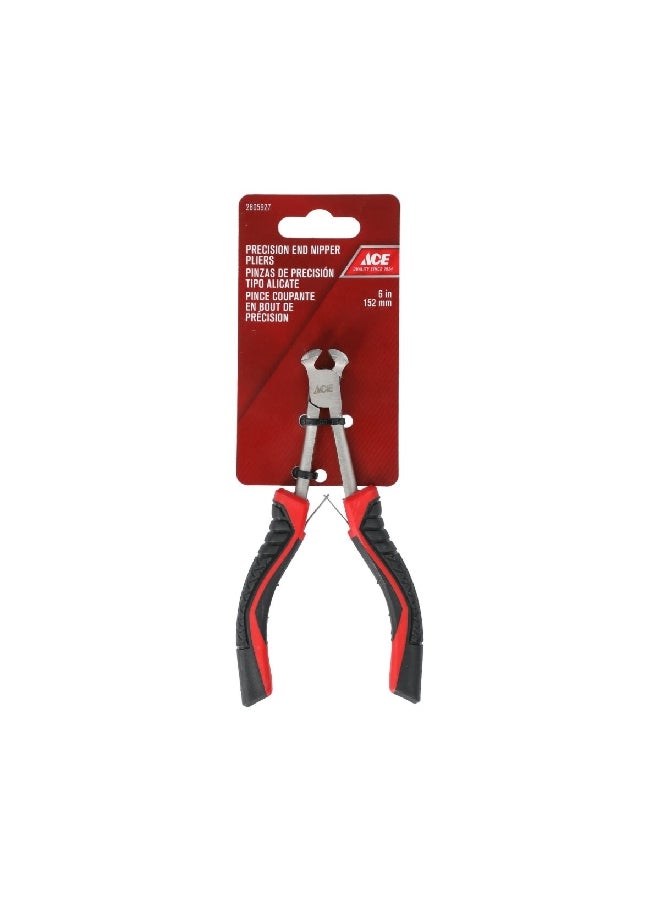 ACE Anti Slip Comfort TPR Grip Precision End Nipper Plier Multicolour 6 Inch XM18010382 - Image 1