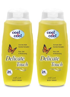 Cool & Cool Cool & Cool Delicate Touch Body Wash, 2 X 500Ml 