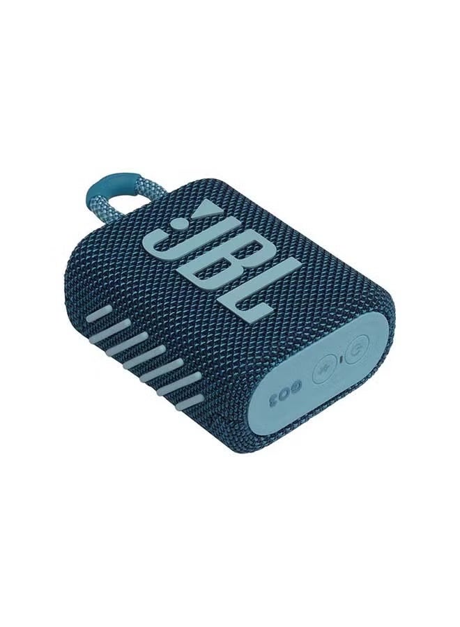 GO 3 Portable Bluetooth Speaker Blue - Image 3