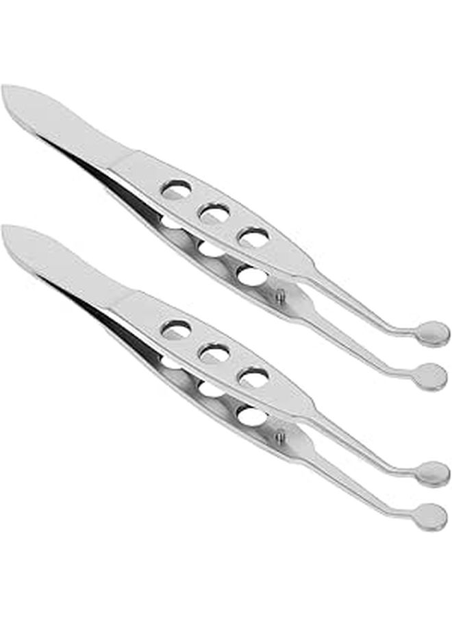 Stainless Steel Meibomian Gland Expressor Eyelid Massage Set 2pcs - Image 1