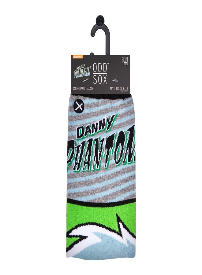 Odd Sox جوارب أود سوكس الرجالية المضحكة والمبتكرة، داني فانتوم ذو الرأس الكبير، مقاس كبير للبالغين - Image 5