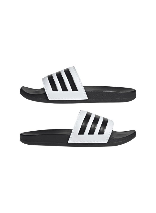 Adidas Adidas Adilette Comfort U White Sportswear Sandals/Slippers For Unisex  - Image 1