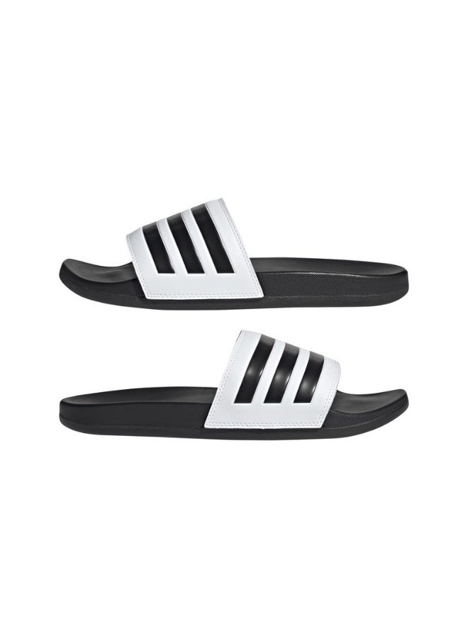 Adidas Adidas Adilette Comfort U White Sportswear Sandals/Slippers For Unisex - Image 1