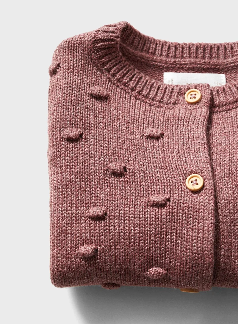 مانجو Infant Knitted Cardigan