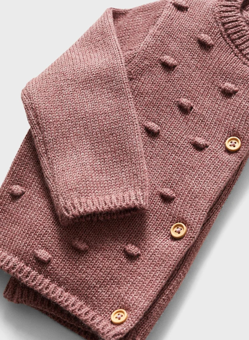 مانجو Infant Knitted Cardigan