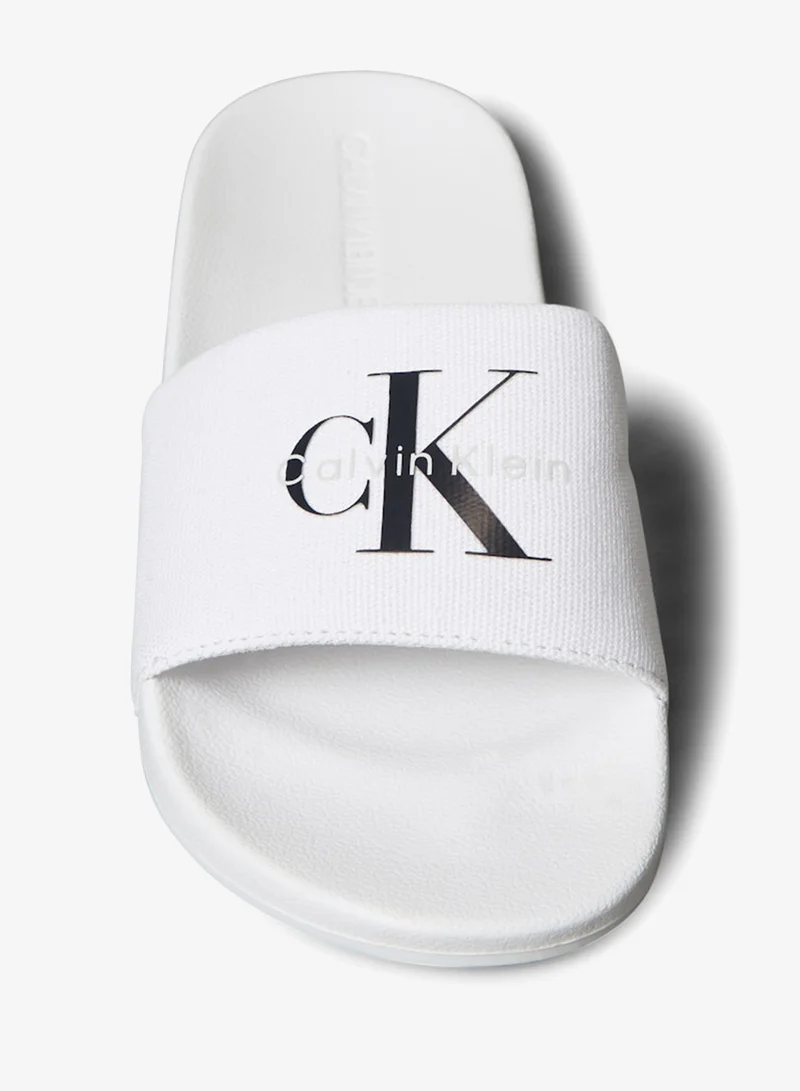 Calvin Klein Jeans  Canvas Logo Sliders for Women | Best Price UAE