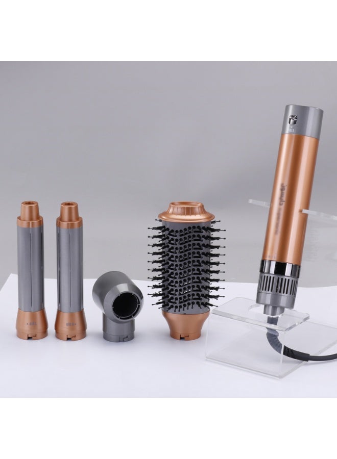 إنزو فرشاة ENZO الاحترافية 4 في 1 لتصفيف الشعر وتجفيفه – مجفف شعر مع رؤوس قابلة للتبديل للتمليس والتمويج وزيادة الكثافة لجميع أنواع الشعر - Image 2