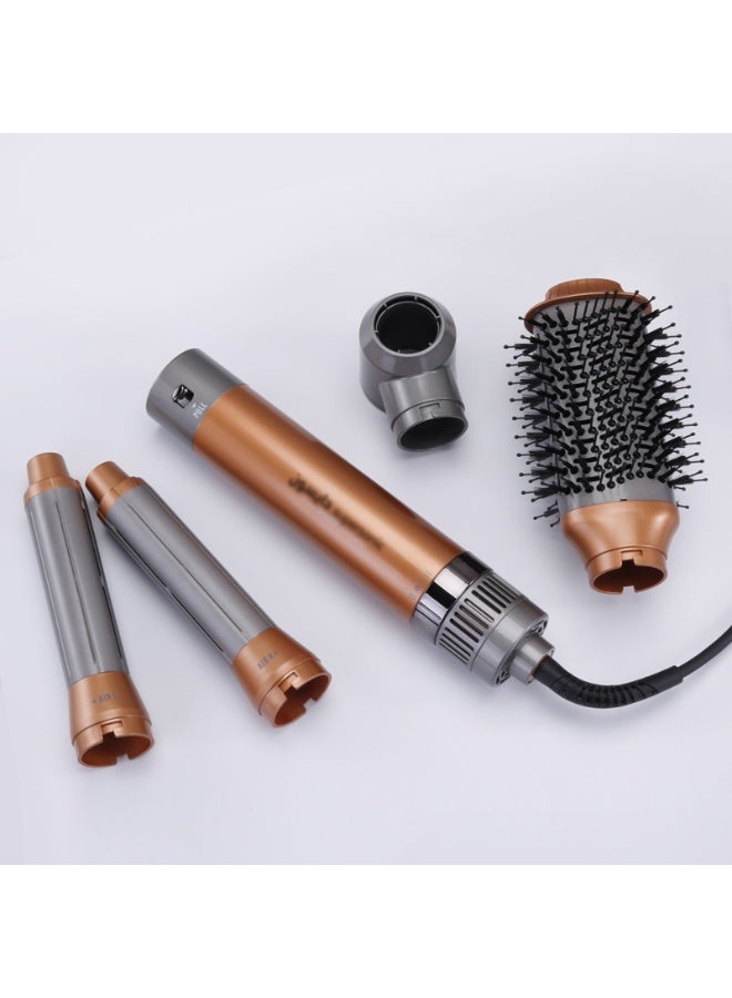 إنزو فرشاة ENZO الاحترافية 4 في 1 لتصفيف الشعر وتجفيفه – مجفف شعر مع رؤوس قابلة للتبديل للتمليس والتمويج وزيادة الكثافة لجميع أنواع الشعر - Image 4