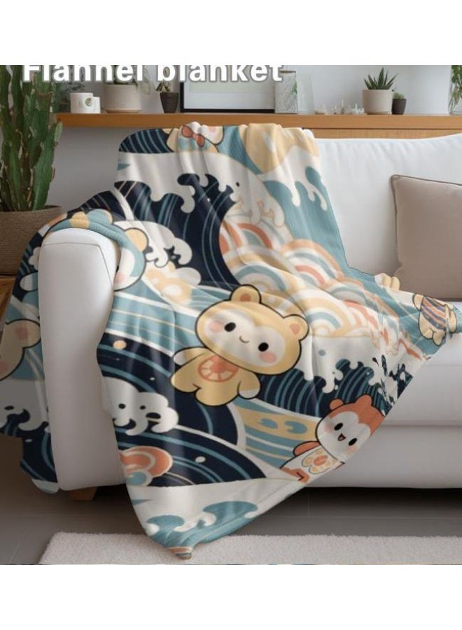 general Flannel thin blanket (warm and comfortable, suitable for sleep, gaming, dust removal and sandproof) 150cm*200cm - 705 - Image 3