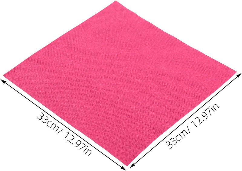 OSALADI 80pcs Colorful Disposable Party Napkins, Paper Dinner Napkins for Birthday Party, Shower, Wedding, Hand Towels for Women - Image 2