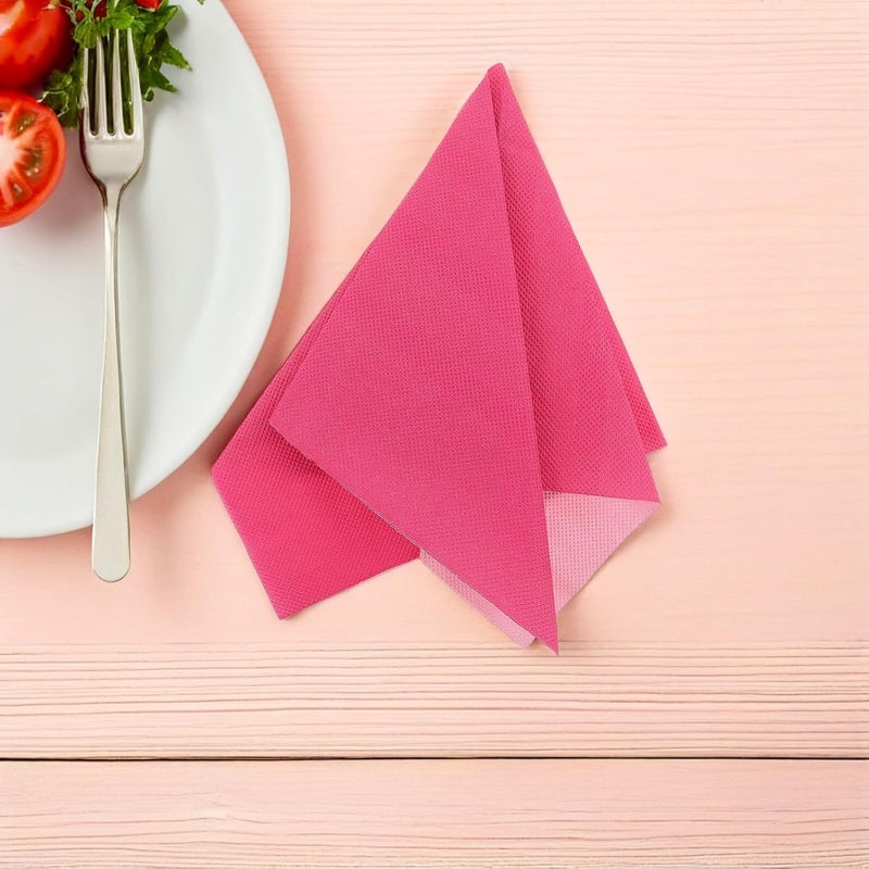OSALADI 80pcs Colorful Disposable Party Napkins, Paper Dinner Napkins for Birthday Party, Shower, Wedding, Hand Towels for Women - Image 5