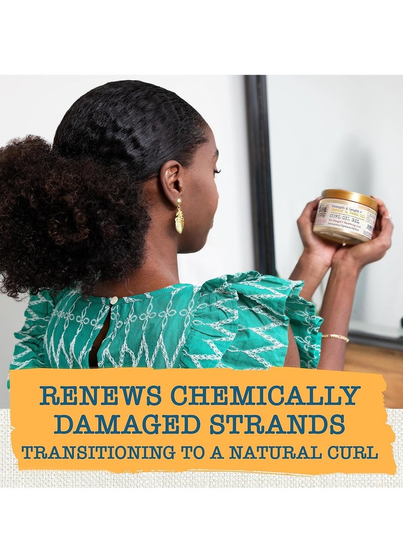 MAUI MOISTURE Strength and Length + Castor and Neem Oil Curl Oil Gel For Damaged Hair 340g - Image 4