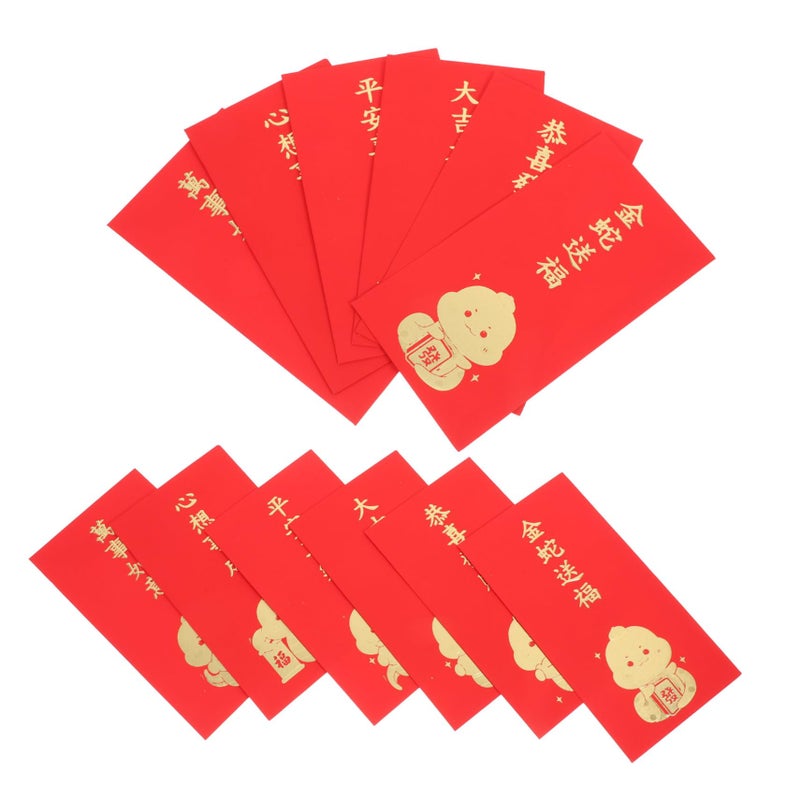 30 Pieces Chinese Red Envelopes For Snake Year Money Packets Wedding Festivity - Image 2