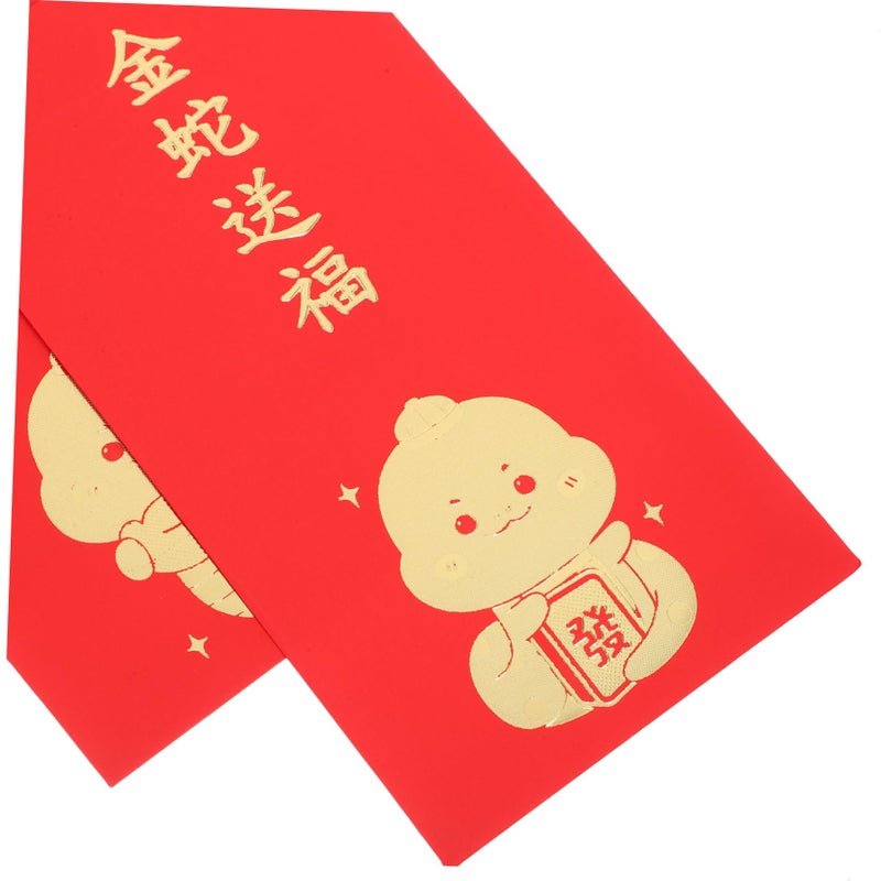 30 Pieces Chinese Red Envelopes For Snake Year Money Packets Wedding Festivity - Image 4