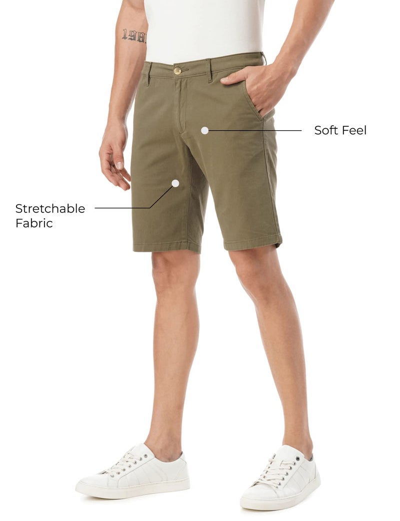 FYLTR Men’s Utility Comfort Shorts with Pockets | 100% Cotton | Relaxed Fit | Summer Shorts for Men | Cargo Shorts - Image 3