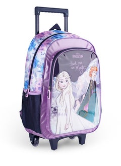 Disney FROZEN Disney Frozen 5in1 Trolley Box Set 16" - Thermal Insulation, Waterproof Nylon, Extendable Aluminum Trolley, Lunch Bag, Pencil Case, Water Bottle, and Coin Pouch.  - Image 3