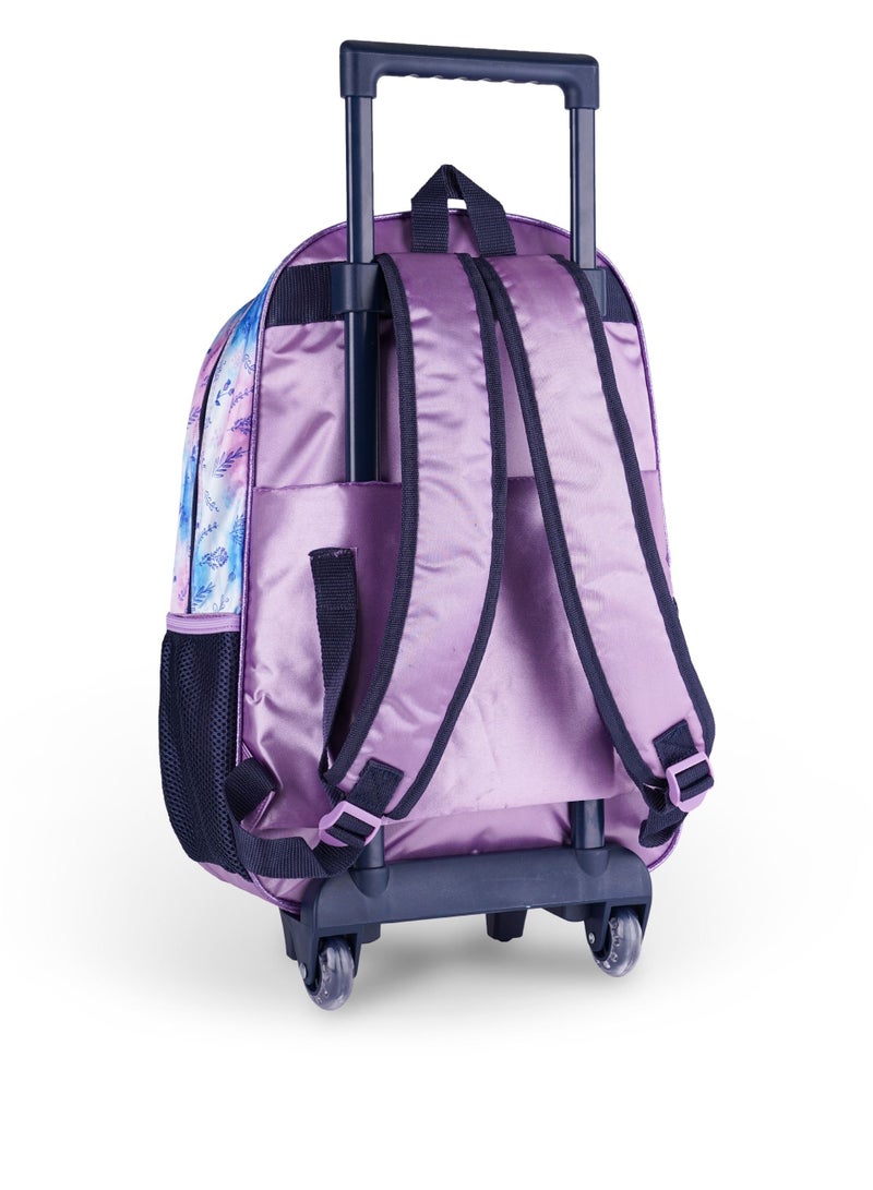 Disney FROZEN Disney Frozen 5in1 Trolley Box Set 16" - Thermal Insulation, Waterproof Nylon, Extendable Aluminum Trolley, Lunch Bag, Pencil Case, Water Bottle, and Coin Pouch. - Image 4