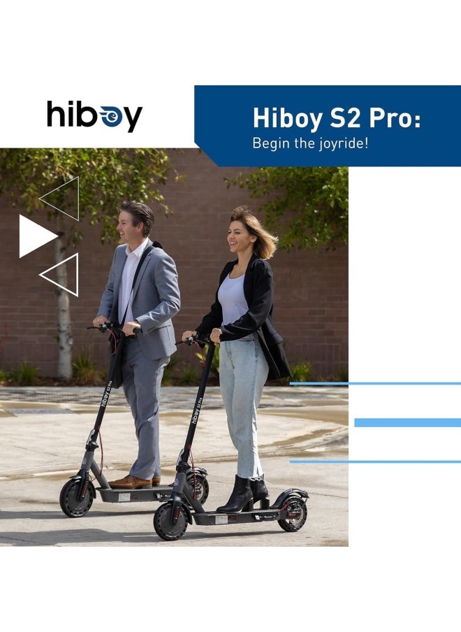 HIBOY - S2 Pro Electric Scooter for Adults, 30km/h Ride-ons Speed Folding E Scooter, 40km Travel Distance Range, Portable Commuting Electric Scooter - Image 1