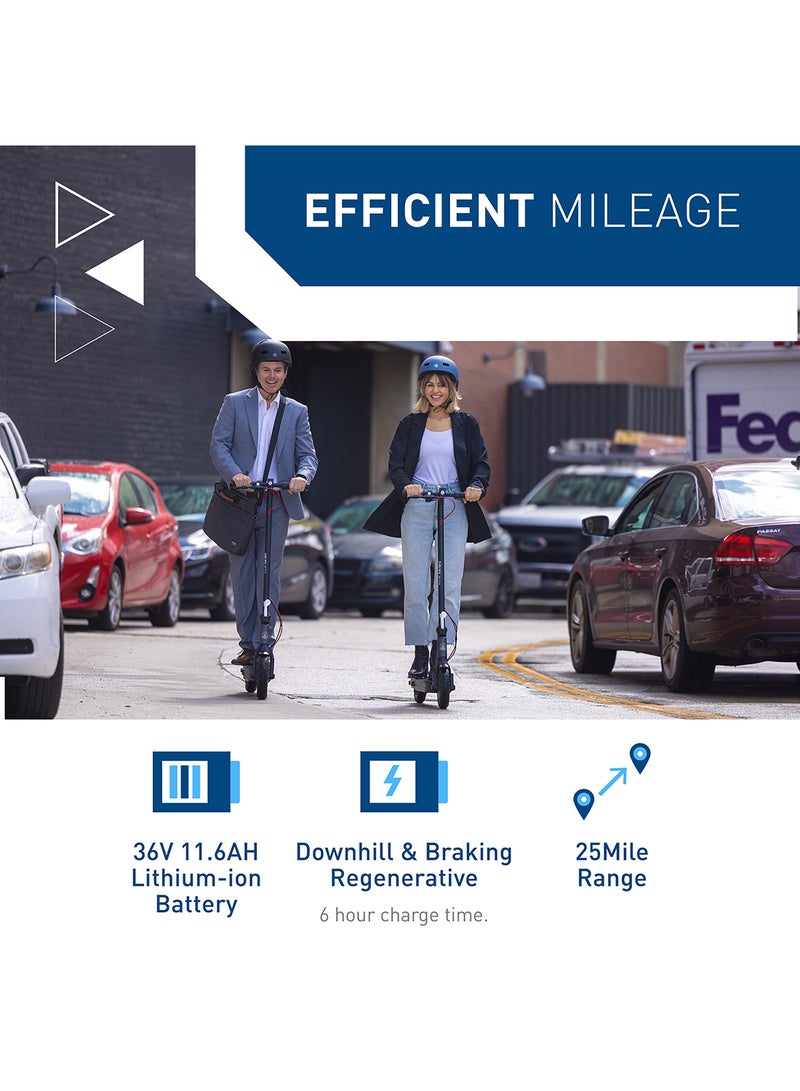 HIBOY S2 Pro folding electric scooter || Range 40 km || Top Speed 30 km/h || for adults || with double braking system & App  - Image 5