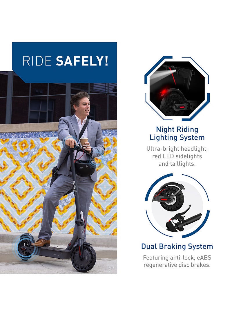 HIBOY S2 Pro folding electric scooter || Range 40 km || Top Speed 30 km/h || for adults || with double braking system & App  - Image 3
